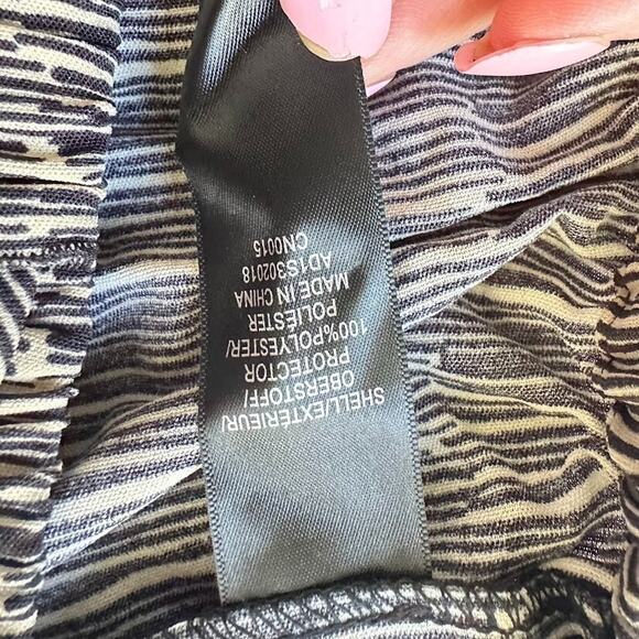 Adrianna Papell Long Tiered Skirt Women’s Large Maxi Flowy Boho Drawstring NEW - Picture 5 of 8